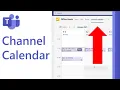 Add calendar to Microsoft Teams channel with the NEW shared Channel Calendar app