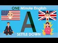 Phrasal Verb SETTLE DOWN ENGLISH PHRASAL VERBS