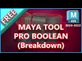 Maya Tool Pro-Boolean Breakdown