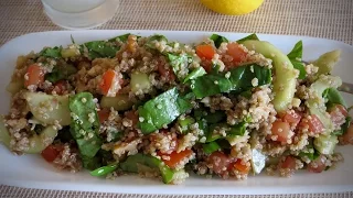 Black Bean & Quinoa Salad (Elizabeth Eats TV). 