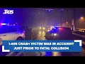 Person killed on I-405 was involved in single-vehicle crash prior to fatal accident