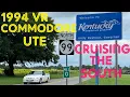 VR COMMODORE UTE TEST DRIVE AFTER LOWERING IT - HOLDEN IN THE USA