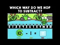 Subtracting on a Number Line with Frog