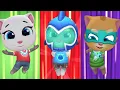 Lagu Talking Tom Hero Dash - Complete Ultra Power Bosses Battles Vs Heroes Fight For Diamond Outfit - Tom