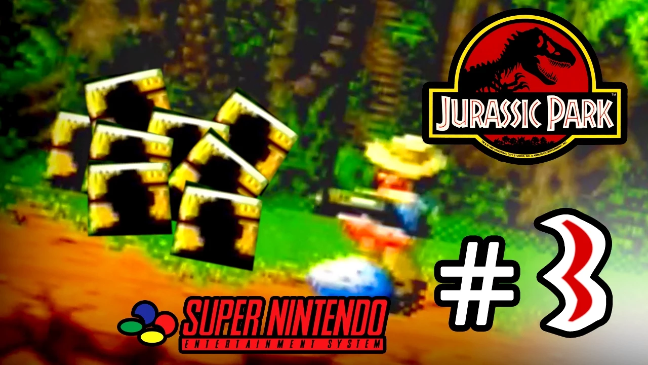 So Many 1-UPs || Jurassic Park (SNES) [ Jurassic Park Month ]