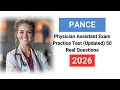 PANCE Practice Test 2026 Updated Physician Assistant Exam 50 Real Questions