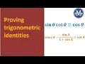 Download Lagu PROVING TRIGONOMETRIC IDENTITIES