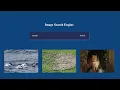 Building an Image Search Engine with HTML CSS and JavaScript Code with Fatima