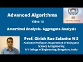 13 Amortized Analysis Aggregate Analysis