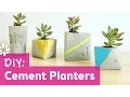 DIY Cement Planters DIY Wedding Sea Lemon