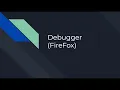 Debugger Firefox