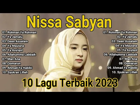 Download MP3 Nissa Sabyan [ Full Album 2023 ] LAGU SHOLAWAT NABI MERDU TERBARU 2023 Penyejuk Hati