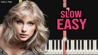 Download Taylor Swift - The Tortured Poets Department | SLOW EASY Piano Tutorial by Pianella Piano MP3