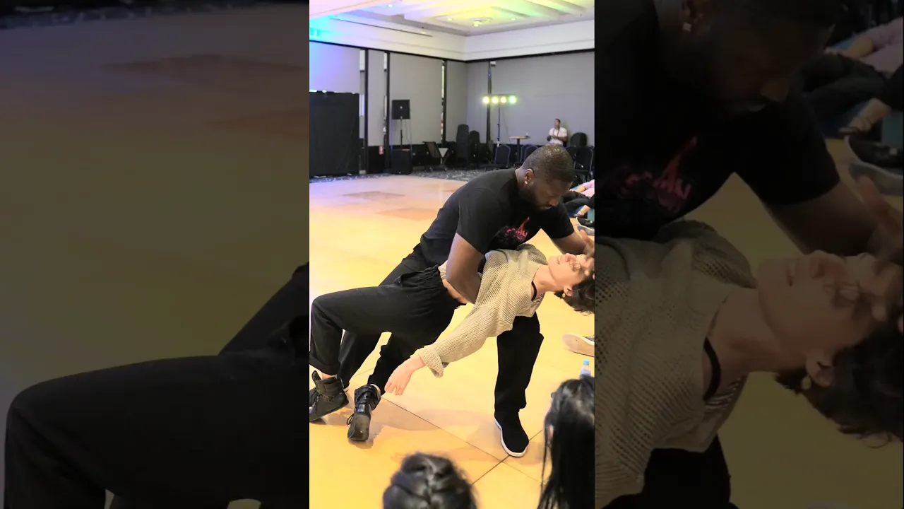 The room fell silent for this one 🤫 #improv #westcoastswing