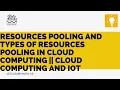 Resources Pooling And Types Of Resources Pooling In Cloud Computing Cloud Computing and IoT