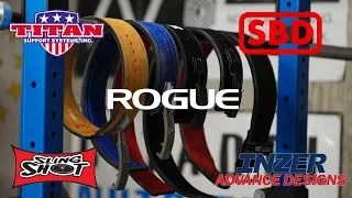 Powerlifting Belt Review - SBD Inzer Sling Shot Titan Rogue and More