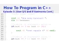 How to Program in C Episode 3 User Input Output and More If Statements