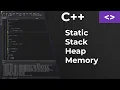 C Static Stack and Heap memory fast and easy