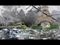 Download Lagu 2 Minutes Ago! Chaos in France! Rare Hailstorm SLAMS Sancoins, Cars Damaged, Roofs Shattered!