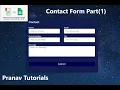 Responsive Contact Form with Google Sheets Integration HTML CSS JavaScript Tutorial