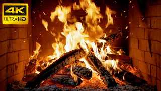 Cozy Crackling Fireplace With Dancing Firelight And Whispering Logs For Silent Christmas Nights 