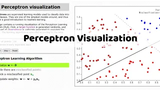 Perceptron Learning Algorithm - Visualization