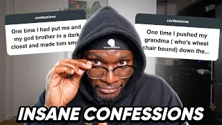 READING YOUR UNHINGED CONFESSIONS... y'all are going to jail