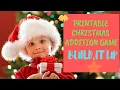 Printable Christmas Addition Math game BUILD IT UP