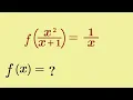 WHY No Single Value Answer A Functional Equation