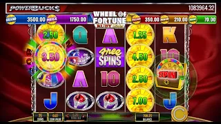 Wheel of Fortune Ruby Riches Bonus Feature and Spin