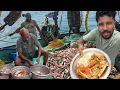 Lagu ഞണ്ട് കറി ഉണ്ടെങ്കിൽ രണ്ട് കറി വേണ്ട എന്നല്ലേ 😋| Crab Roast In Fishing Boat | Vlog-4