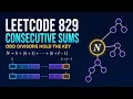 Leetcode 829 Consecutive Numbers Sum