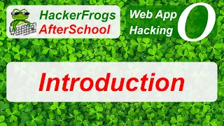 HackerFrogs AfterSchool - Web App Hacking Workshop 0
