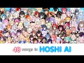 Lagu [Hololive + Holostars] All members sing HOSHI AI that includes 40 songs (85 members)