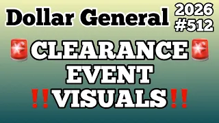 2026 Dollar General Couponing CLEARANCE EVENT BOGO FREE VISUALS MUST WATCH