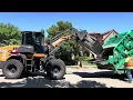 Bulk trash pickup-garbage truck and tink claw