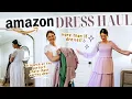 HUGE Amazon Dress Try-on Haul in search of the perfect photoshoot dress Modest Fashion Fall 2025
