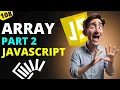 Arrays in JavaScript Part 2 JavaScript For Beginner MERN Stack Development Tutorials
