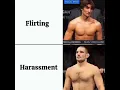 The difference between flirting vs harassment