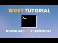 Wget tutorial How to download all from a website Wget Linux command Wget Windows