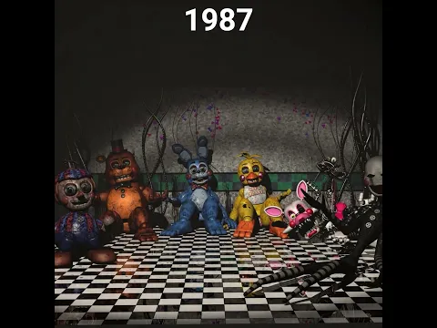 FNAF Toy Animatronics 67 over the years