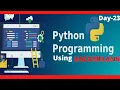 PYTHON BASIC PROBLEMS SOLUTIONS HACKERRANK Day-23 LEARN CODING EASILY HOW TO BE GOOD PROGRAMMER