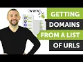Getting Domains from a List of URLs