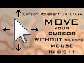How to MOVE CURSOR using Get Set Mouse Programming - MOVEMENT Easy Programming