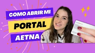 Como abrir mi portal AETNA CVS health plan