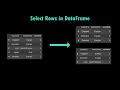 How to Select Rows in a DataFrame Pandas loc