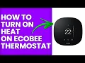 How To Turn On Heat On Ecobee Thermostat How To Adjust Heat On Ecobee Thermostat