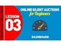Free Online Silent Auctions Lesson 3 - Dashboard