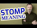 Stomp Definition of stomp
