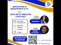 AWS DevOps Workshop Wordpress site deployment on AWS with Lightsail September 27 2025